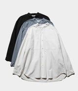 STILL BY HAND "SH03263" 가먼트 다이 밴드 칼라 셔츠