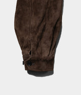 SSSTEIN 26AW "GOAT SUEDE ZIP JACKET"