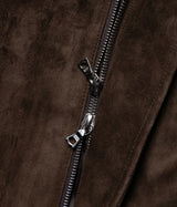 SSSTEIN 26AW "GOAT SUEDE ZIP JACKET"