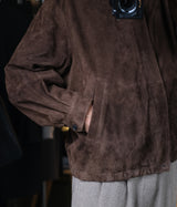 SSSTEIN 26AW "GOAT SUEDE ZIP JACKET"