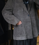 SSSTEIN 26AW "GOAT SUEDE BLAZER"