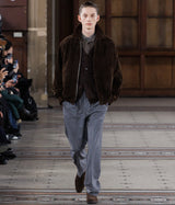 SSSTEIN 26AW "GOAT SUEDE ZIP JACKET"