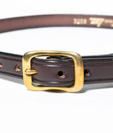 TORY LEATHER "3/4 wide plain creased belt"