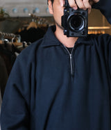 A.PRESSE 2026 Style2 "Vintage Half Zip Sweatshirt"