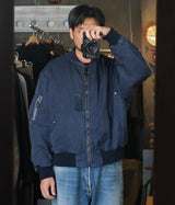 A.PRESSE 2026 Style2 "Vintage Silk B-15C Flight Jacket"