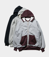 A.PRESSE 2026 Style2 "Vintage Attached Hood Zip Parka"