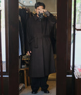 SSSTEIN 26AW "WOOL CASHMERE RAGLAN SLEEVE BALMACAAN COAT"