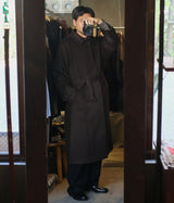 SSSTEIN 26AW "WOOL CASHMERE RAGLAN SLEEVE BALMACAAN COAT"