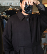 SSSTEIN 26AW "WOOL CASHMERE RAGLAN SLEEVE BALMACAAN COAT"