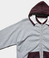 A.PRESSE 2026 Style2 "Vintage Attached Hood Zip Parka"