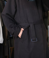 SSSTEIN 26AW "WOOL CASHMERE RAGLAN SLEEVE BALMACAAN COAT"