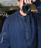 A.PRESSE 2026 Style2 "Vintage Silk B-15C Flight Jacket"