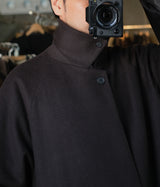 SSSTEIN 26AW "WOOL CASHMERE RAGLAN SLEEVE BALMACAAN COAT"