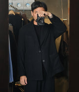 SSSTEIN 26AW "W/CA FLEECE EASY SINGLE BREASTED JACKET"