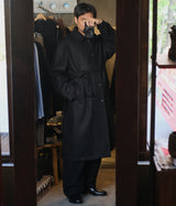 SSSTEIN 26AW "WOOL MELTON OVERSIZED INVESTIGATED COAT"