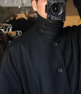 SSSTEIN 26AW "WOOL MELTON OVERSIZED INVESTIGATED COAT"
