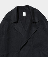 seya. "DOUBLE FACE COAT/SILK BLENDED MERINO WOOL"