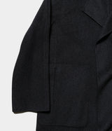 seya. "DOUBLE FACE COAT/SILK BLENDED MERINO WOOL"