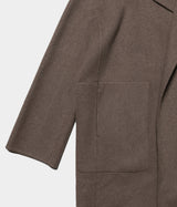 seya. "DOUBLE FACE COAT/UNDYED YAK"