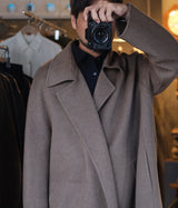 seya. "DOUBLE FACE COAT/UNDYED YAK"