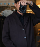 seya. "TEA HOUSE JACKET/ANCIENT HERRINGBONE"