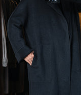 seya. "DOUBLE FACE COAT/SILK BLENDED MERINO WOOL"