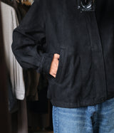 SSSTEIN 26AW "GOAT SUEDE ZIP JACKET"