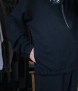 YOKE 26AW "Wool Cashmere Fleece Half Zip Pullover"