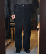 STILL BY HAND "PT03263" Corduroy straight pants
