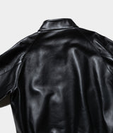 A.PRESSE 2026 Style2 "Leather Harrington Jacket"