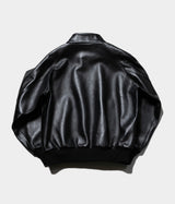 A.PRESSE 2026 Style2 "Leather Harrington Jacket"