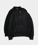 A.PRESSE 2026 Style2 "Brushed Cashmere Middle Gauge Polo Collar Sweater"