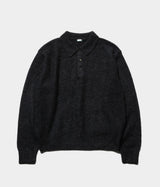 A.PRESSE 2026 Style2 "Brushed Cashmere Middle Gauge Polo Collar Sweater"