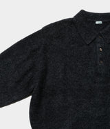 A.PRESSE 2026 Style2 "Brushed Cashmere Middle Gauge Polo Collar Sweater"