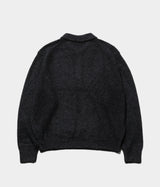 A.PRESSE 2026 Style2 "Brushed Cashmere Middle Gauge Polo Collar Sweater"