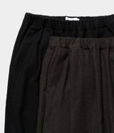 STILL BY HAND "PT04263" Cashmere mixed easy pants