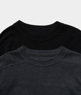 MAATEE&SONS "W/C Ribbed L/S TEE"