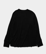 MAATEE&SONS "W/C Ribbed L/S TEE"