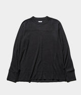 MAATEE&SONS "W/C Ribbed L/S TEE"