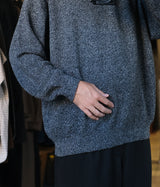 STILL BY HAND "KN04263" 7G melange pullover