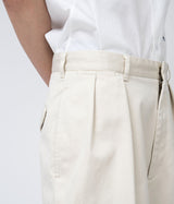 NANAMICA "Double Pleat Chino Shorts"