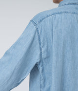 NANAMICA "Regular Collar Light Denim Shirt"