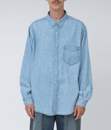 NANAMICA "Regular Collar Light Denim Shirt"