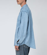 NANAMICA "Regular Collar Light Denim Shirt"