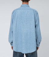 NANAMICA "Regular Collar Light Denim Shirt"