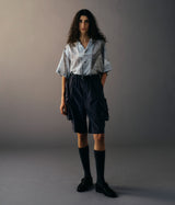 YOKE 26SS "Printed Tencell Open Collar Shirt"