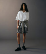 YOKE 26SS "LINEN SKIPPER POLO SHIRT"