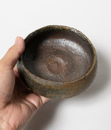 古村其飯 "琉球南蛮 平茶碗 (桐箱付)" (沖縄・荒焼)