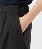 NANAMICA "Wool Gabardine Pleat Pants"
