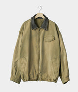 SSSTEIN 25AW "SULFUR DYED WHIP CORD VINTAGE ZIP JACKET"